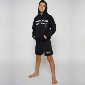 KIDS HOODIES TRAIN HARD FIGHT EASY