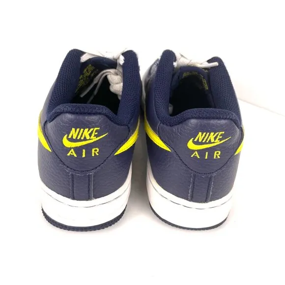KIDS NIKE AIR FORCE 1 LOW NAVY BLUE GRADE-SCHOOL DV7762-400 SIZE 5.5Y