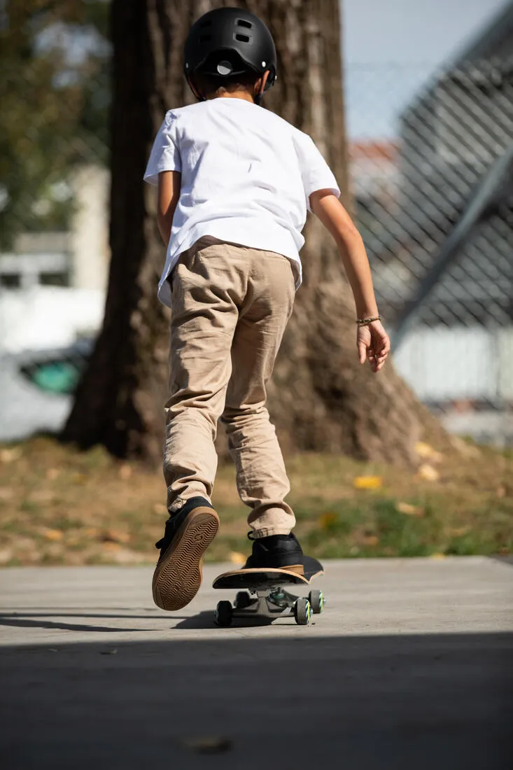 Kids' Skateboard 8-12 Years CP100 Mid Size 7.6" - Geometric