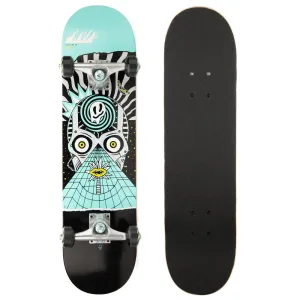 Kids' Skateboard 8-12 Years CP100 Mid Size 7.6" - Geometric