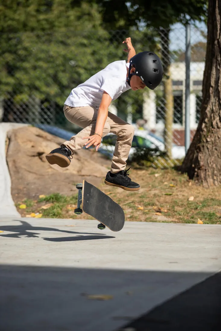 Kids' Skateboard 8-12 Years CP100 Mid Size 7.6" - Geometric