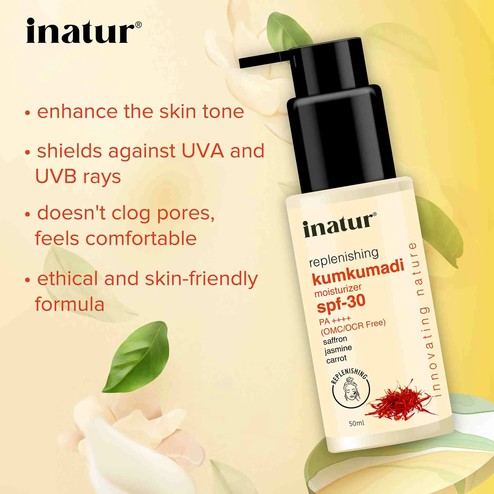 Kumkumadi Sunscreen with SPF30 - 50ml