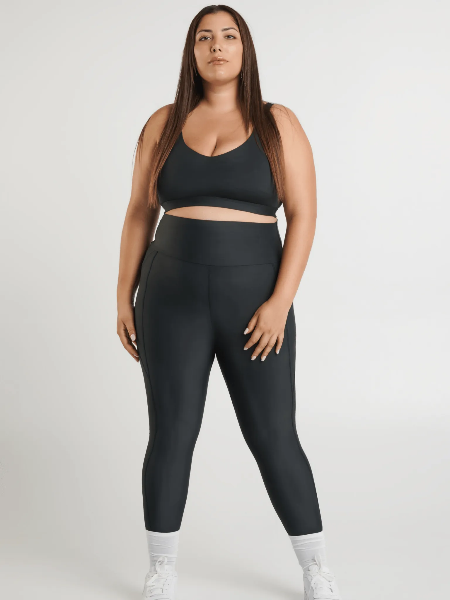 Legging Ultra Taille Haute avec Poches Ecoflex - Noir