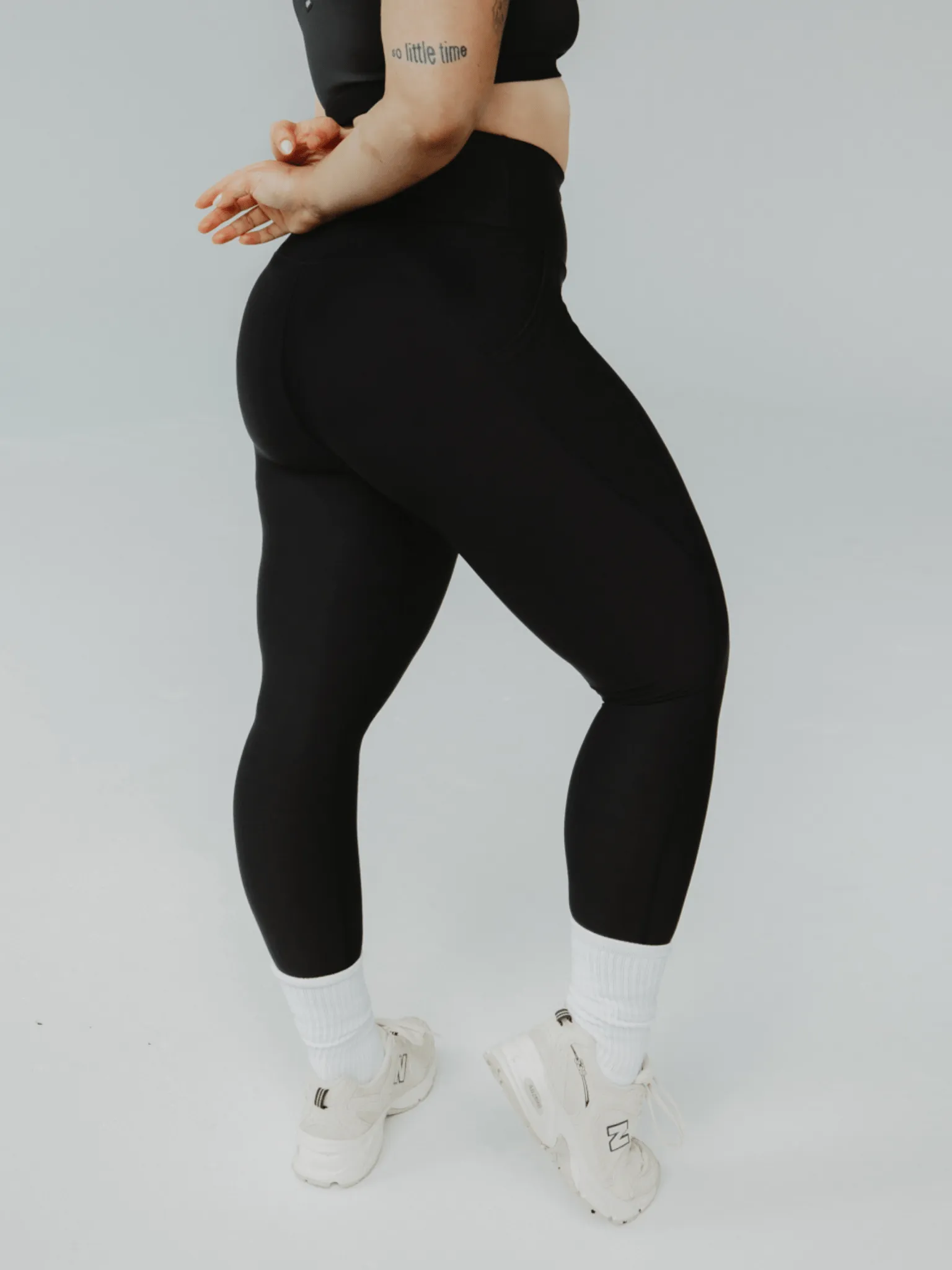 Legging Ultra Taille Haute avec Poches Ecoflex - Noir