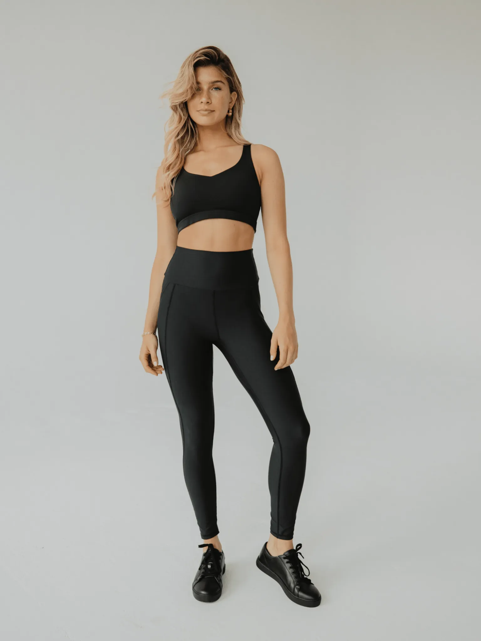 Legging Ultra Taille Haute avec Poches Ecoflex - Noir