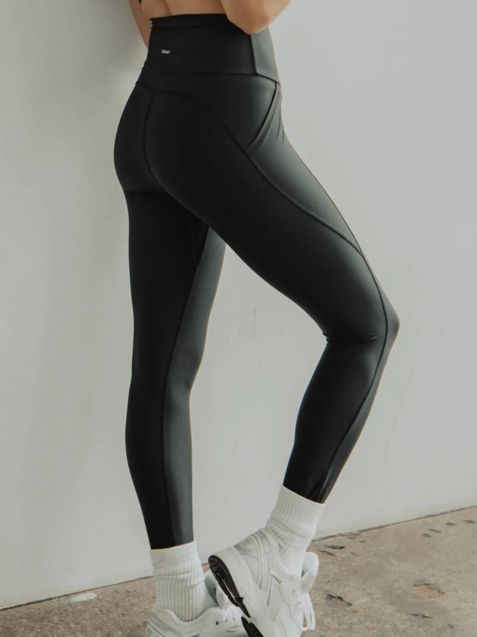 Legging Ultra Taille Haute avec Poches Ecoflex - Noir