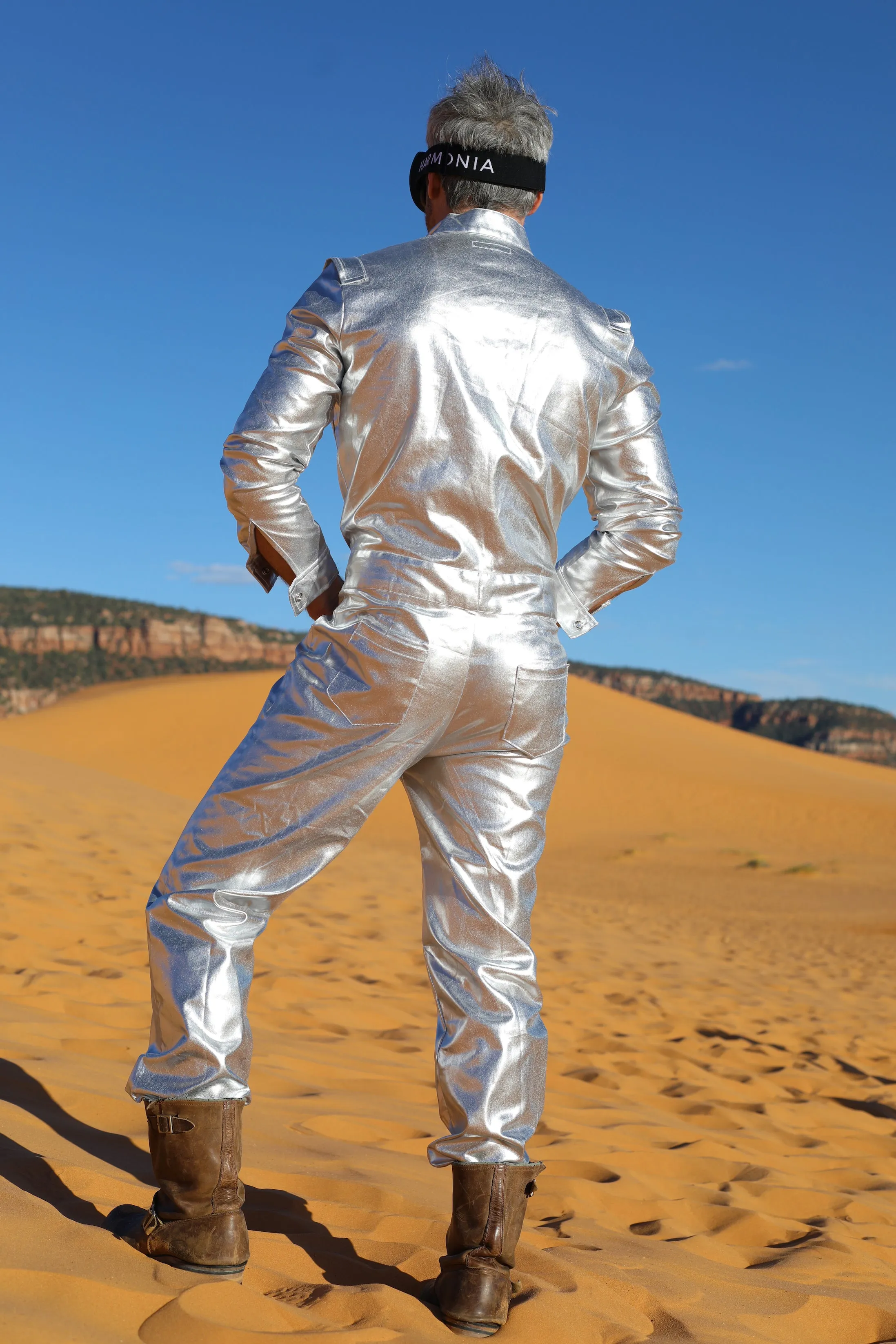 Lemuria 009 Men's Silver Jumpsuit by Dani Watanabe