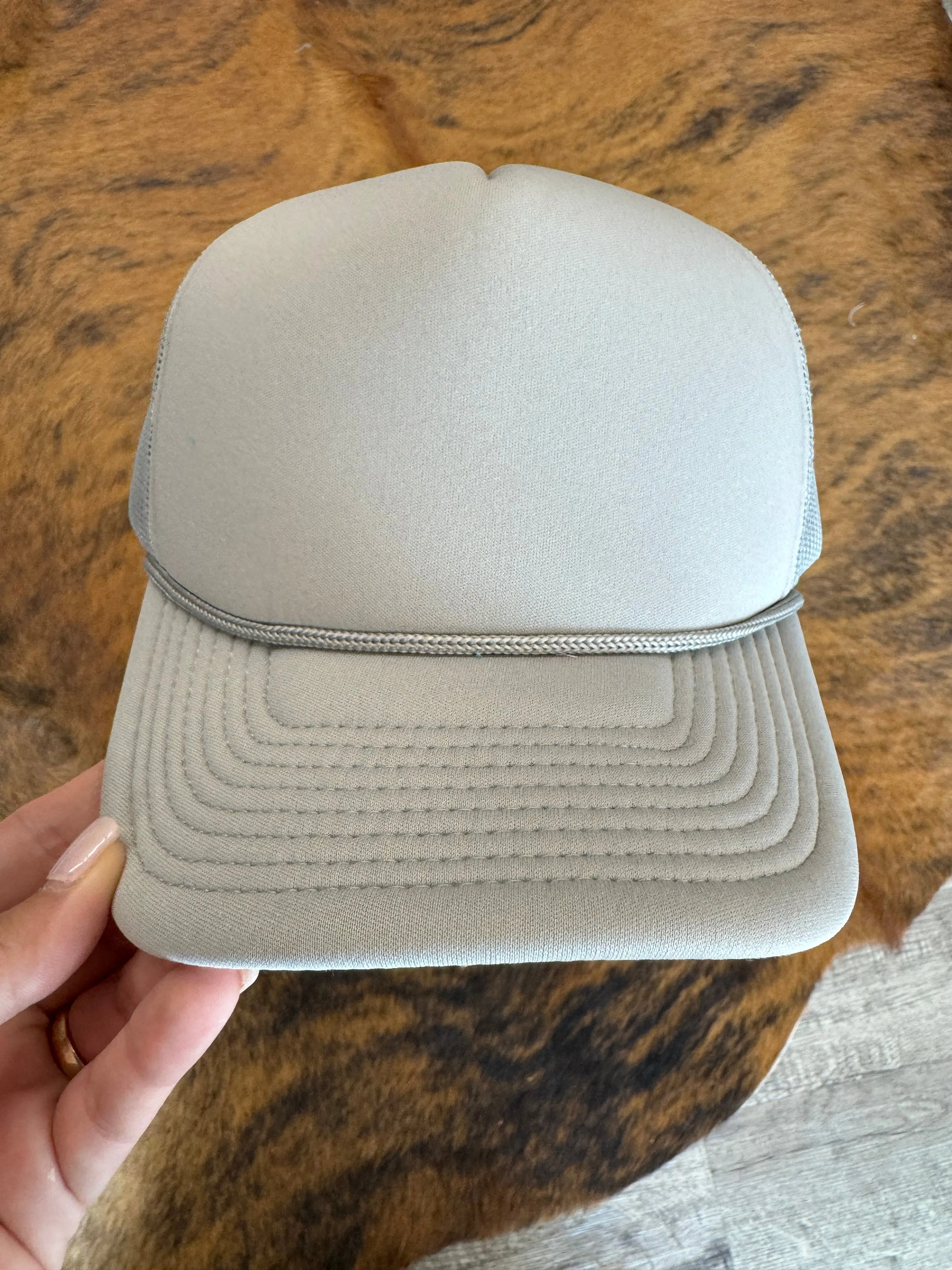 Light Grey Trucker Hat
