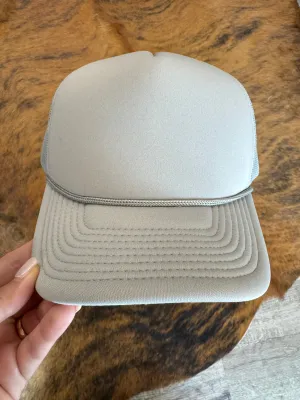 Light Grey Trucker Hat
