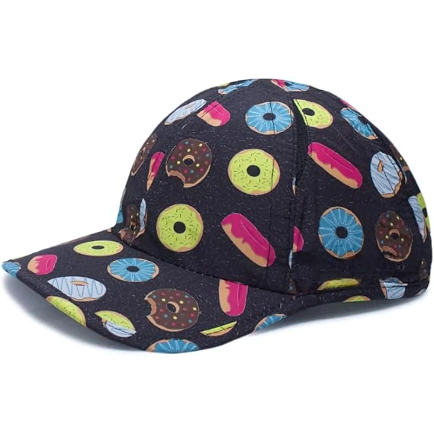 Lightweight Patterned Cap With Flexible Brim