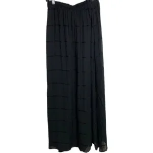 Limited By Ronen Chen Skirt Black Embossed Chiffon Maxi Length Whimsigoth Size 8