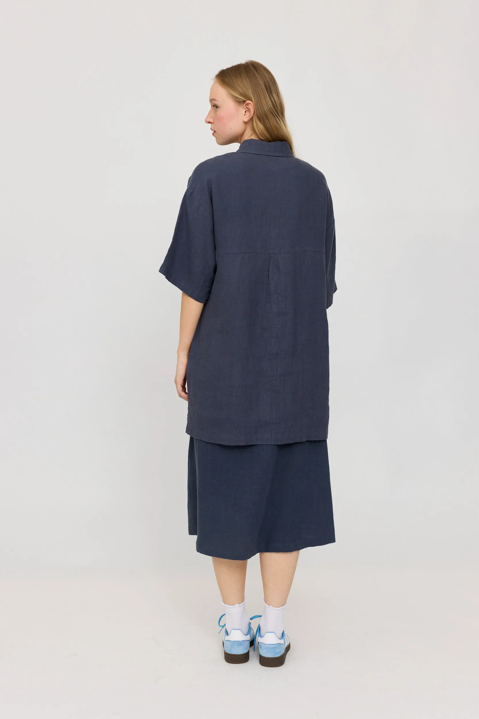Linen Shirt Dress