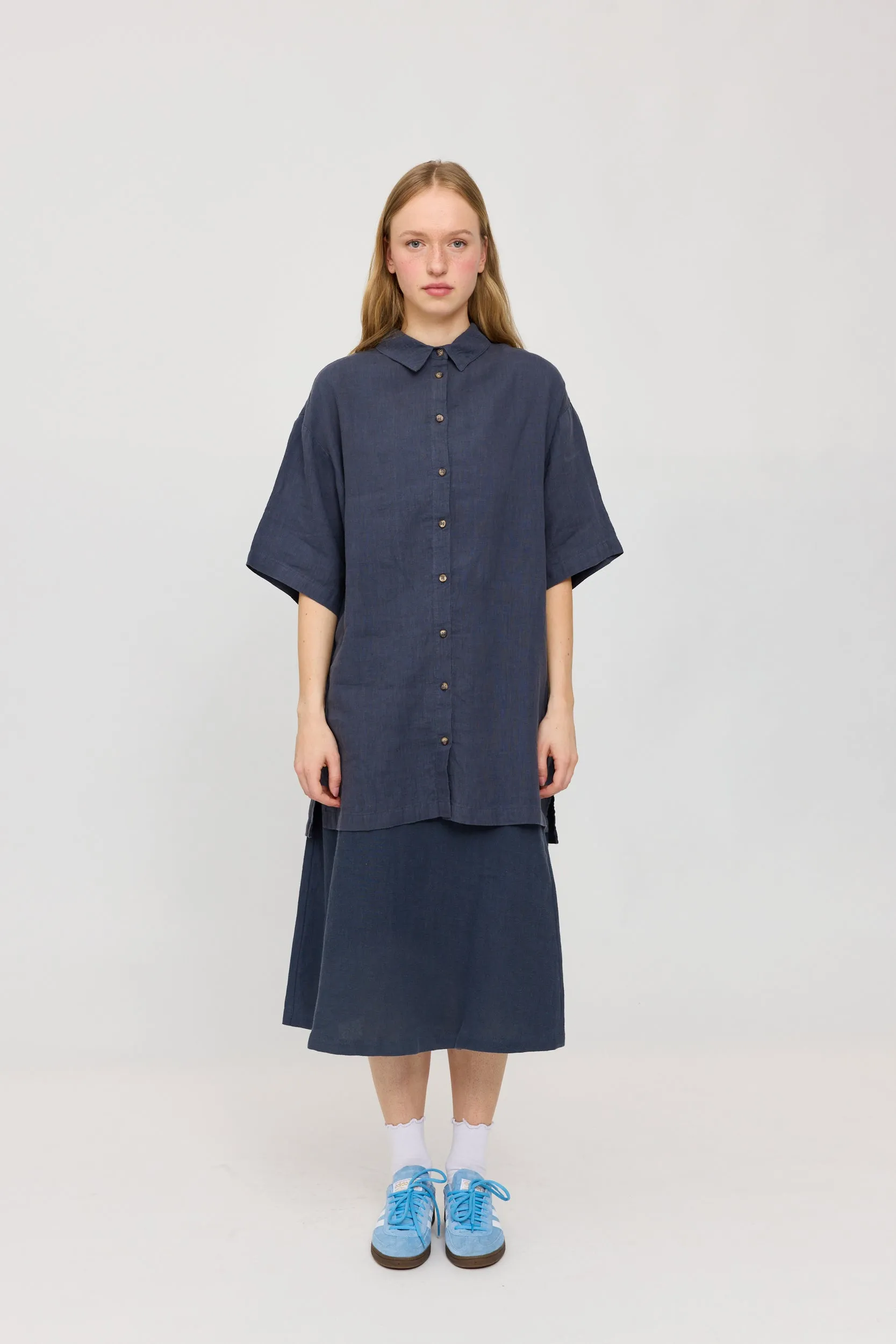 Linen Shirt Dress