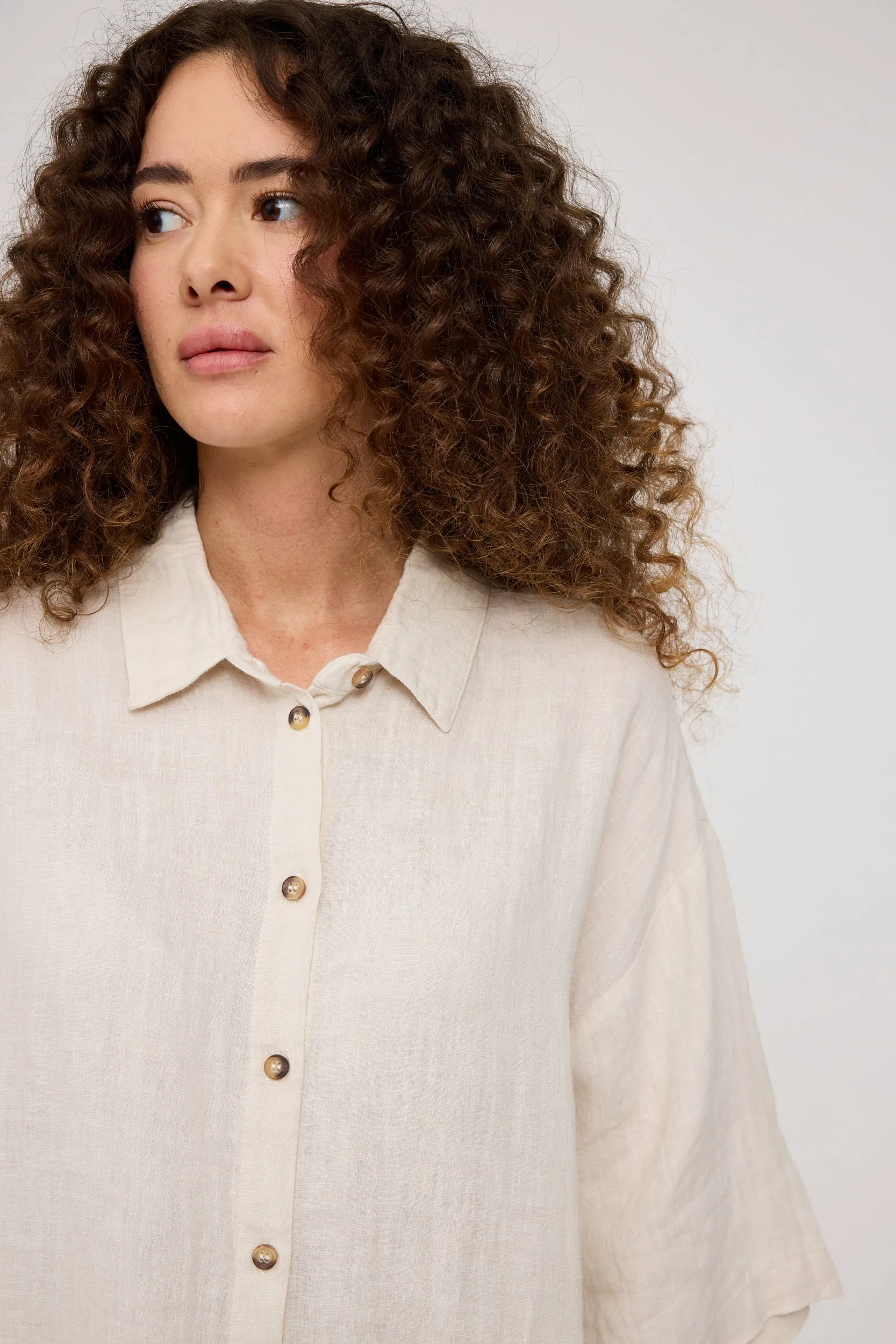 Linen Shirt Dress