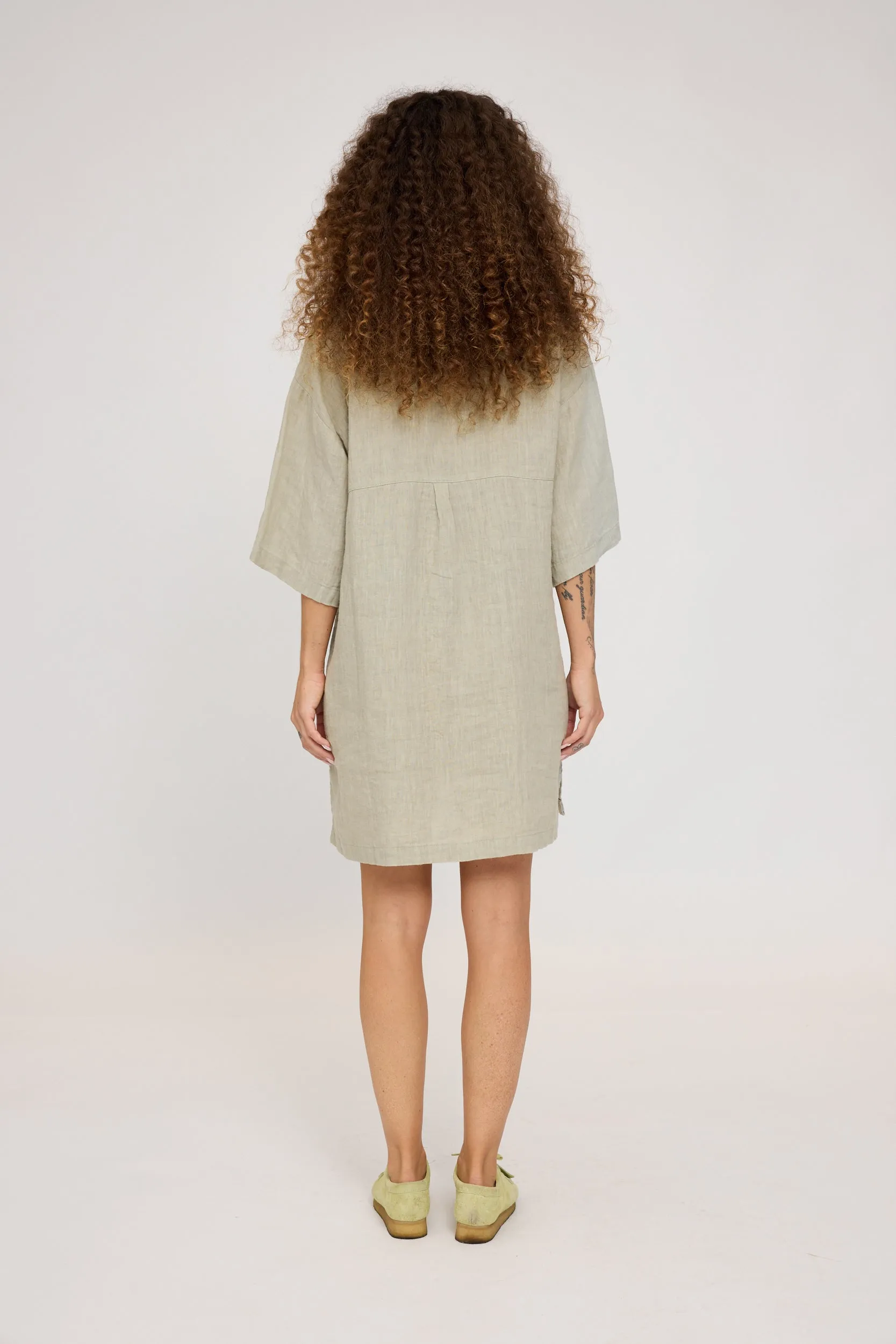Linen Shirt Dress