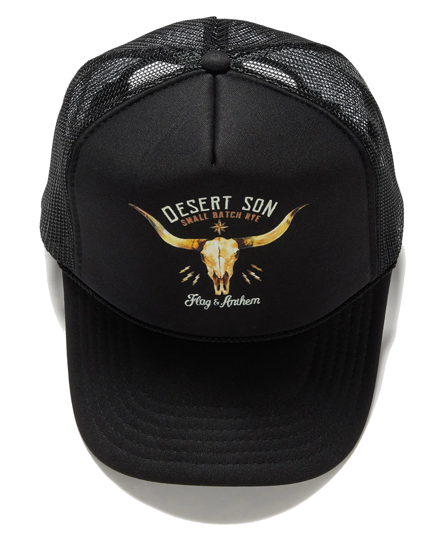 LONGHORN SKULL FOAM TRUCKER HAT