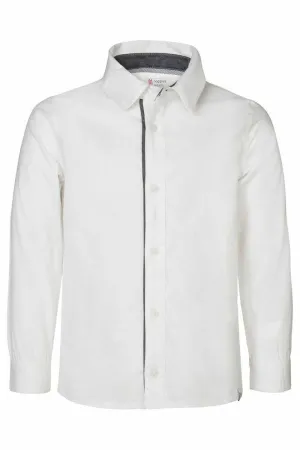 Longsleeve Dress shirt Golden - White