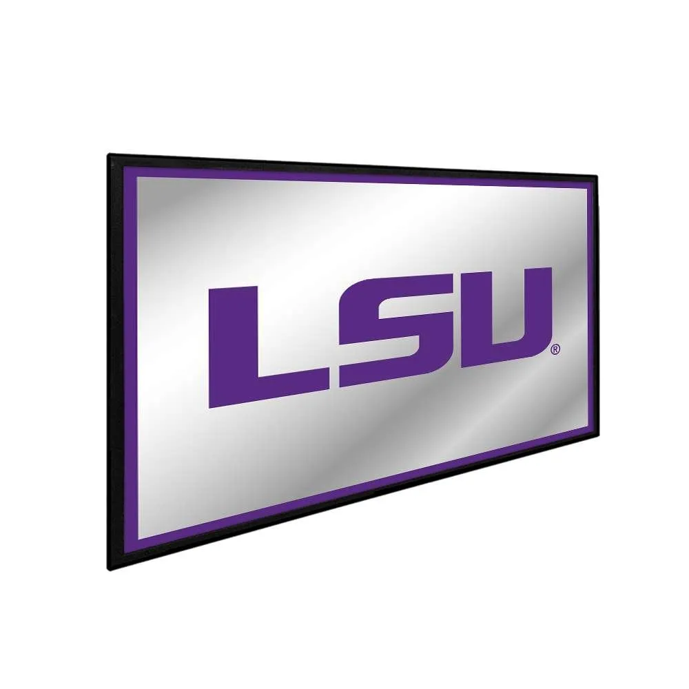 LSU Tigers: Framed Mirrored Wall Sign