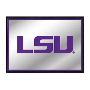 LSU Tigers: Framed Mirrored Wall Sign