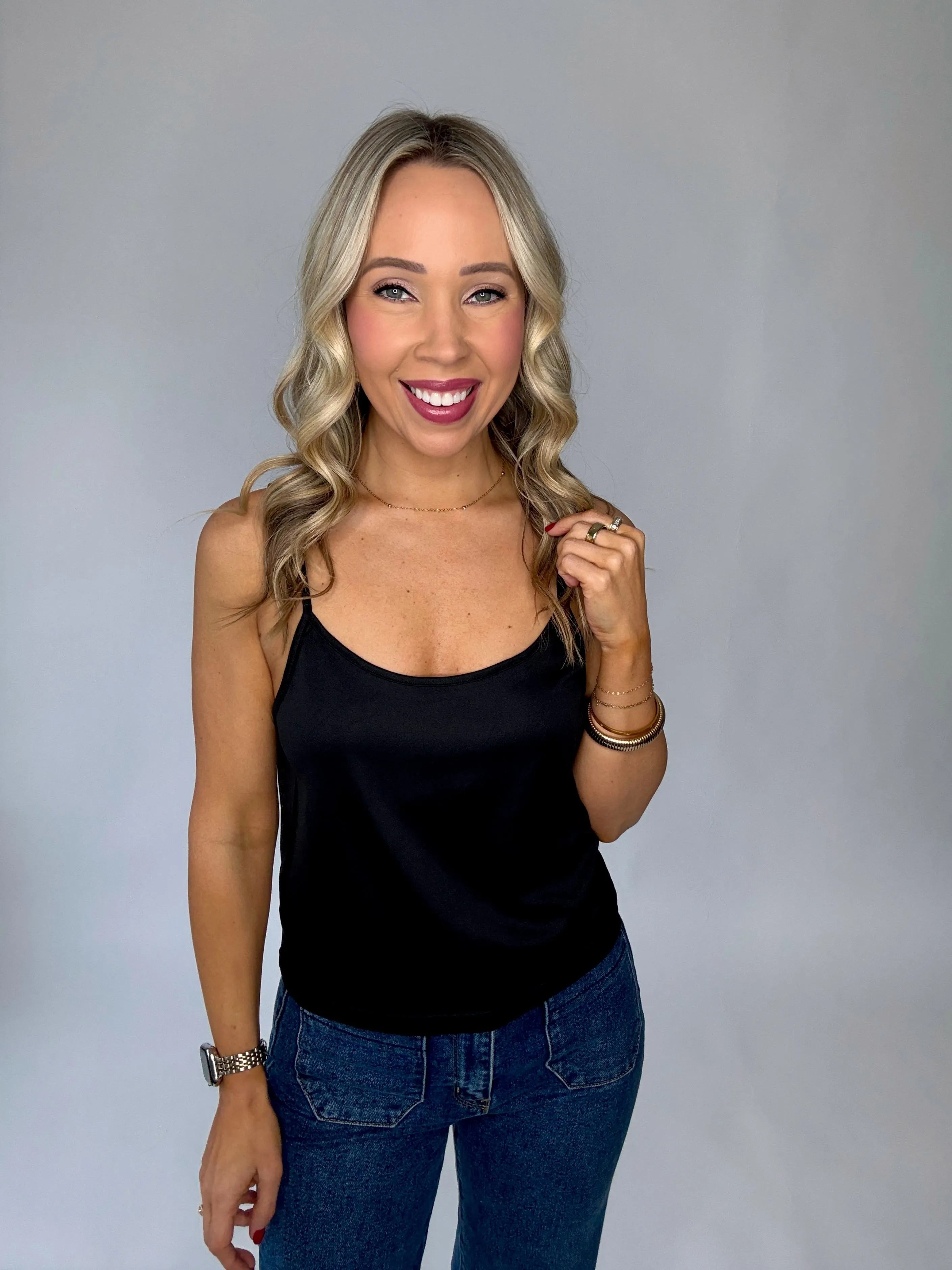 Luxe Layer Duo Top - Black