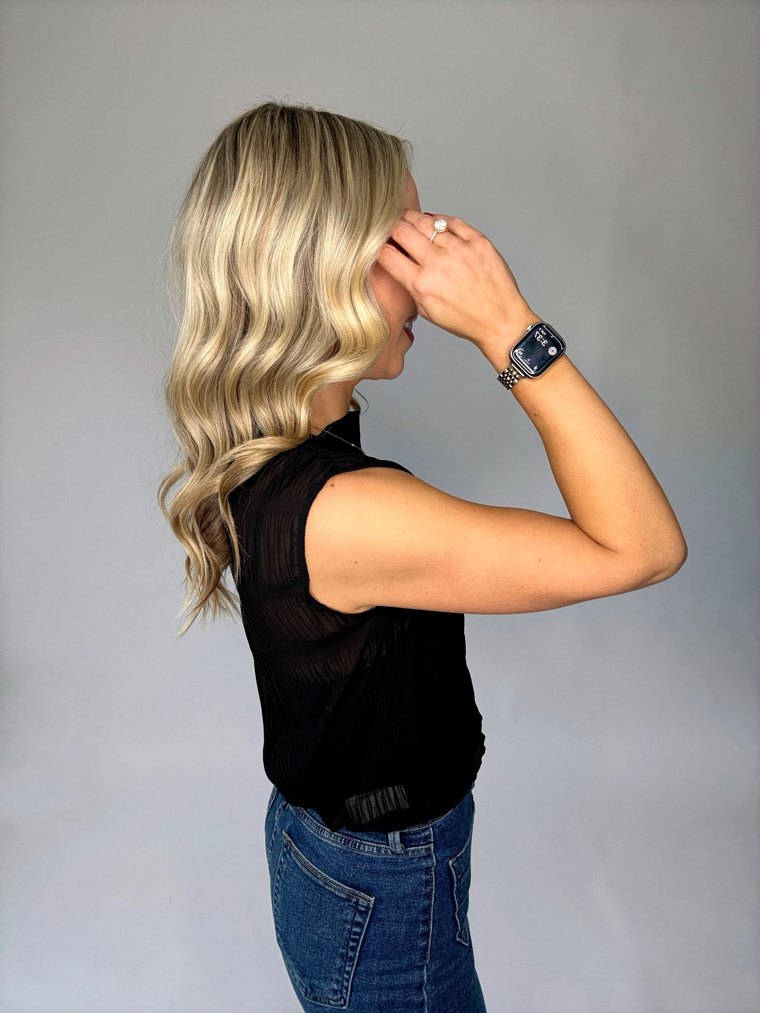 Luxe Layer Duo Top - Black