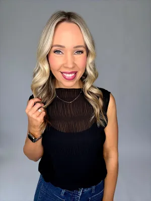 Luxe Layer Duo Top - Black