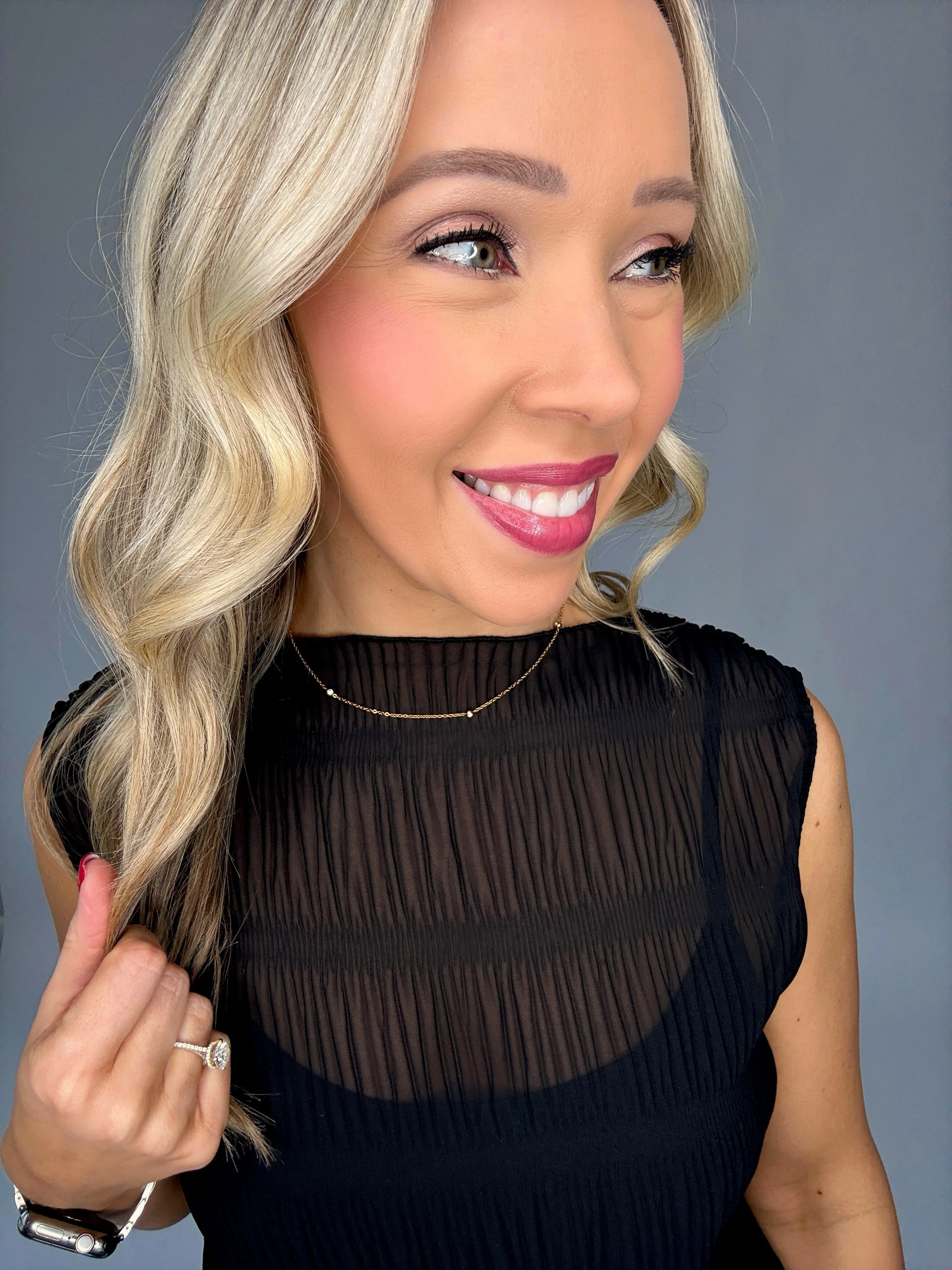 Luxe Layer Duo Top - Black