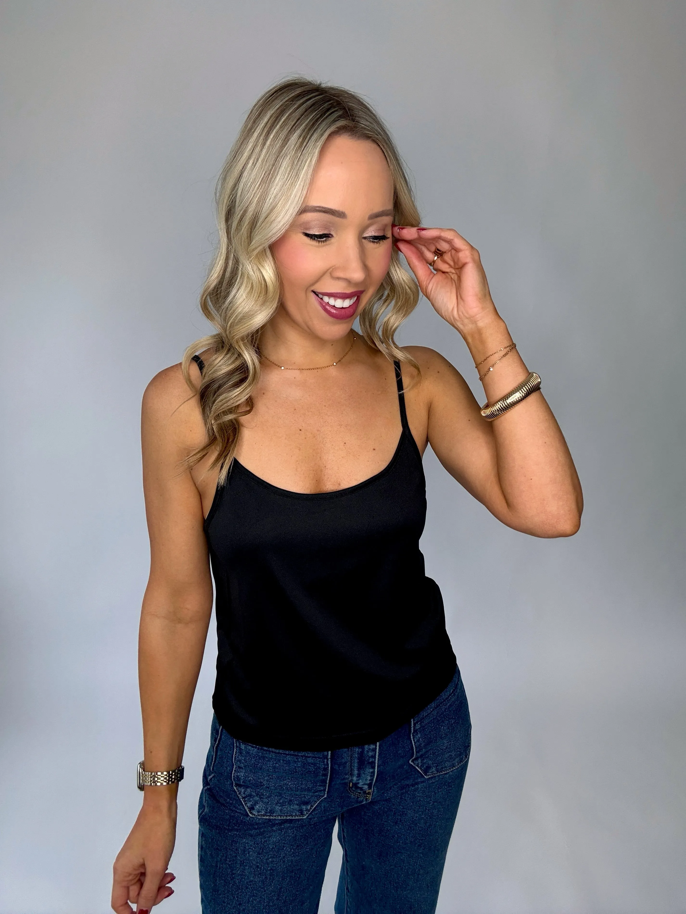 Luxe Layer Duo Top - Black