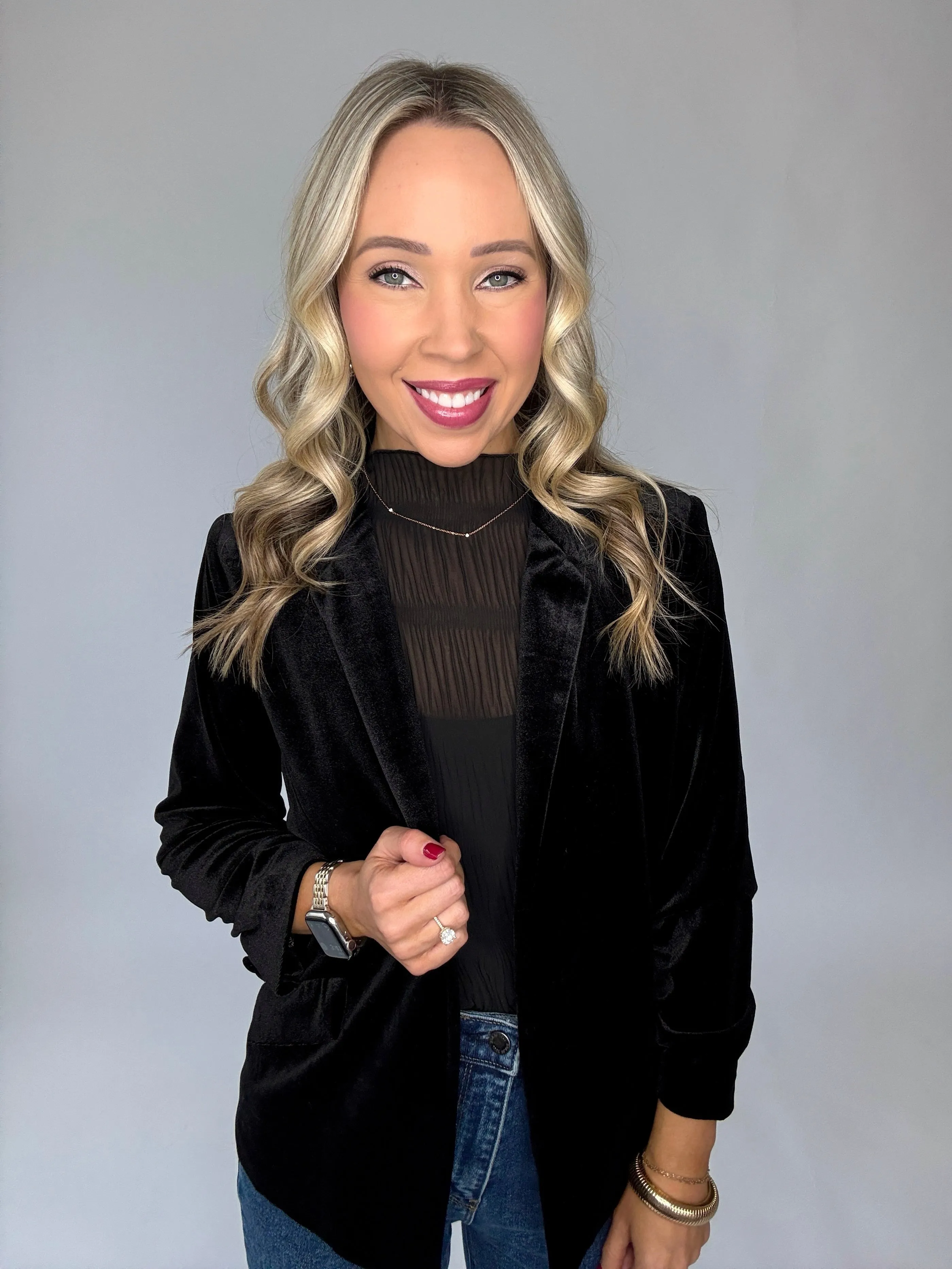 Luxe Layer Duo Top - Black