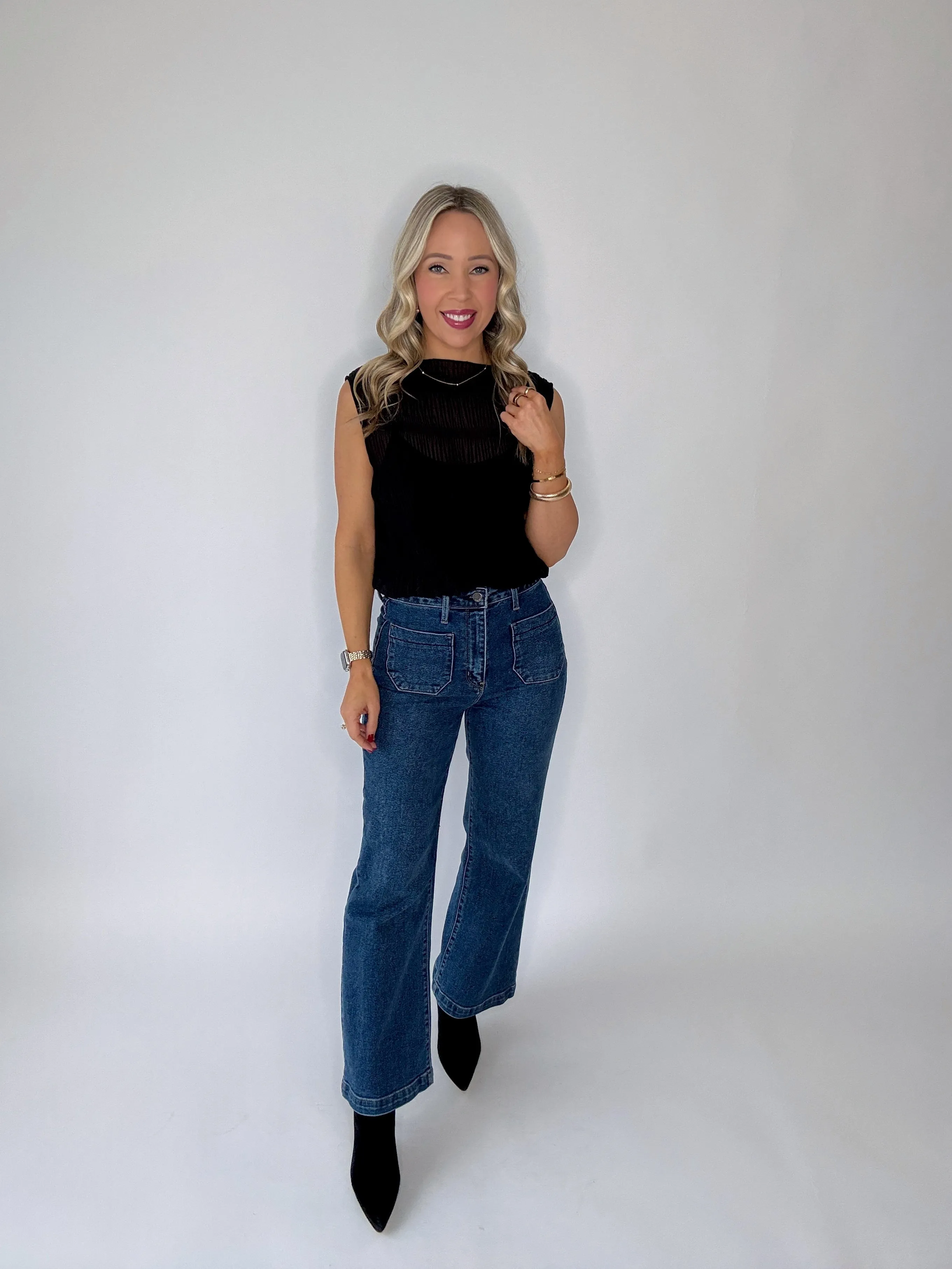 Luxe Layer Duo Top - Black