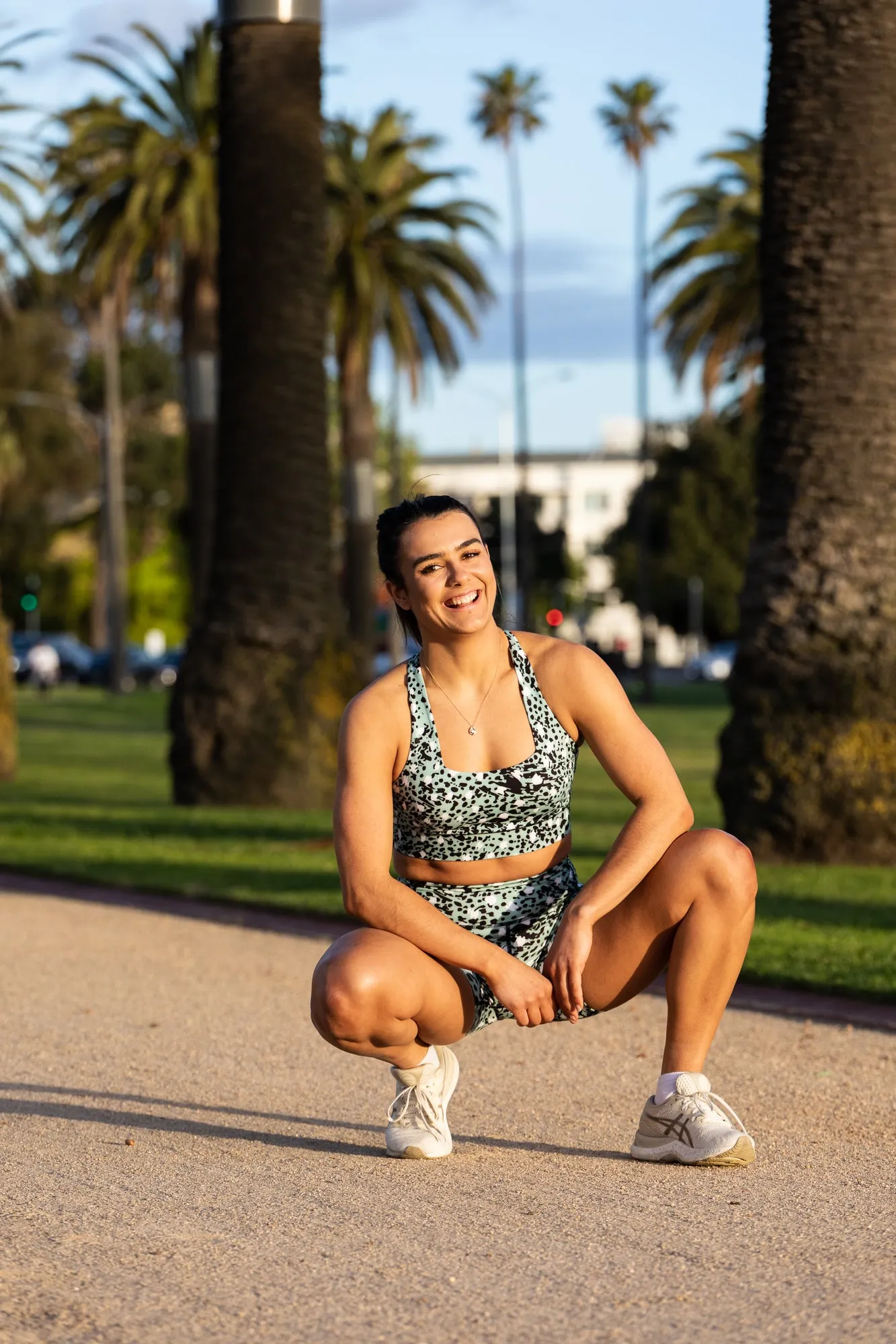 LUXE RANGE GREEN SPORTS BRA