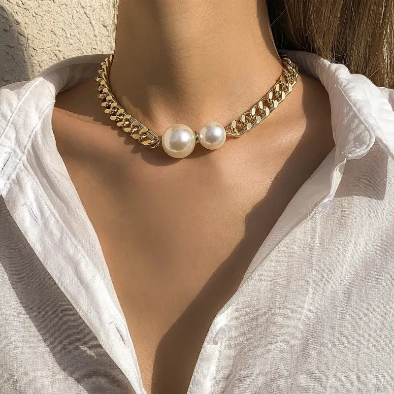 Luxury Big Ball Pendant Necklace For Women Wedding Jewelry