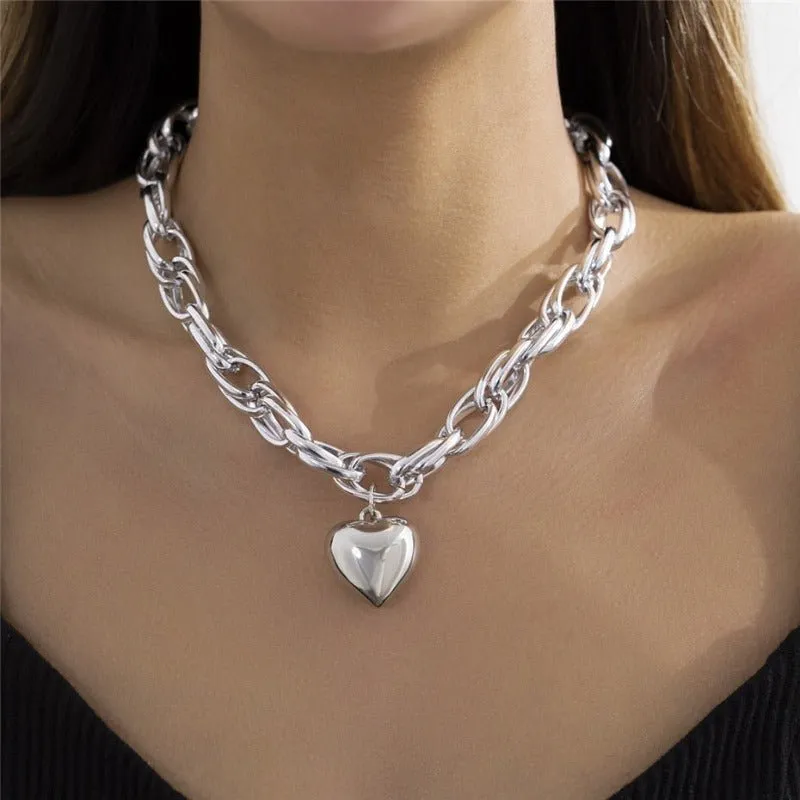Luxury Big Ball Pendant Necklace For Women Wedding Jewelry