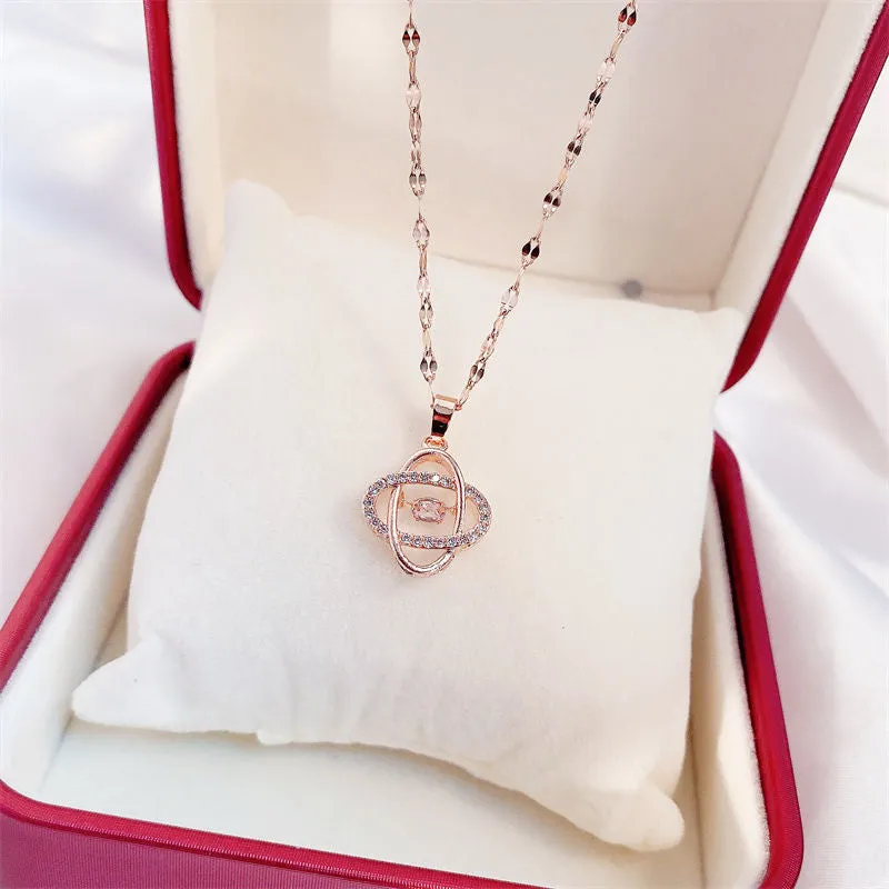 Luxury Female Necklace Charm Jewelry For Woman