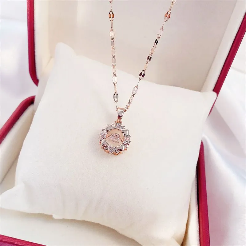 Luxury Female Necklace Charm Jewelry For Woman