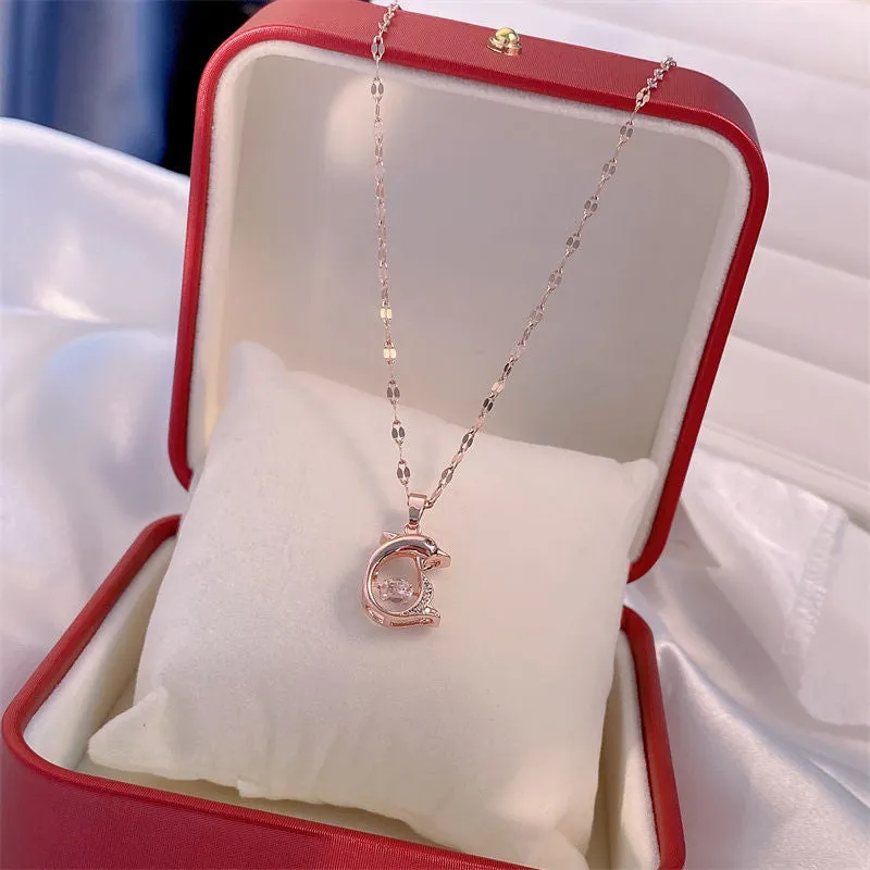 Luxury Female Necklace Charm Jewelry For Woman