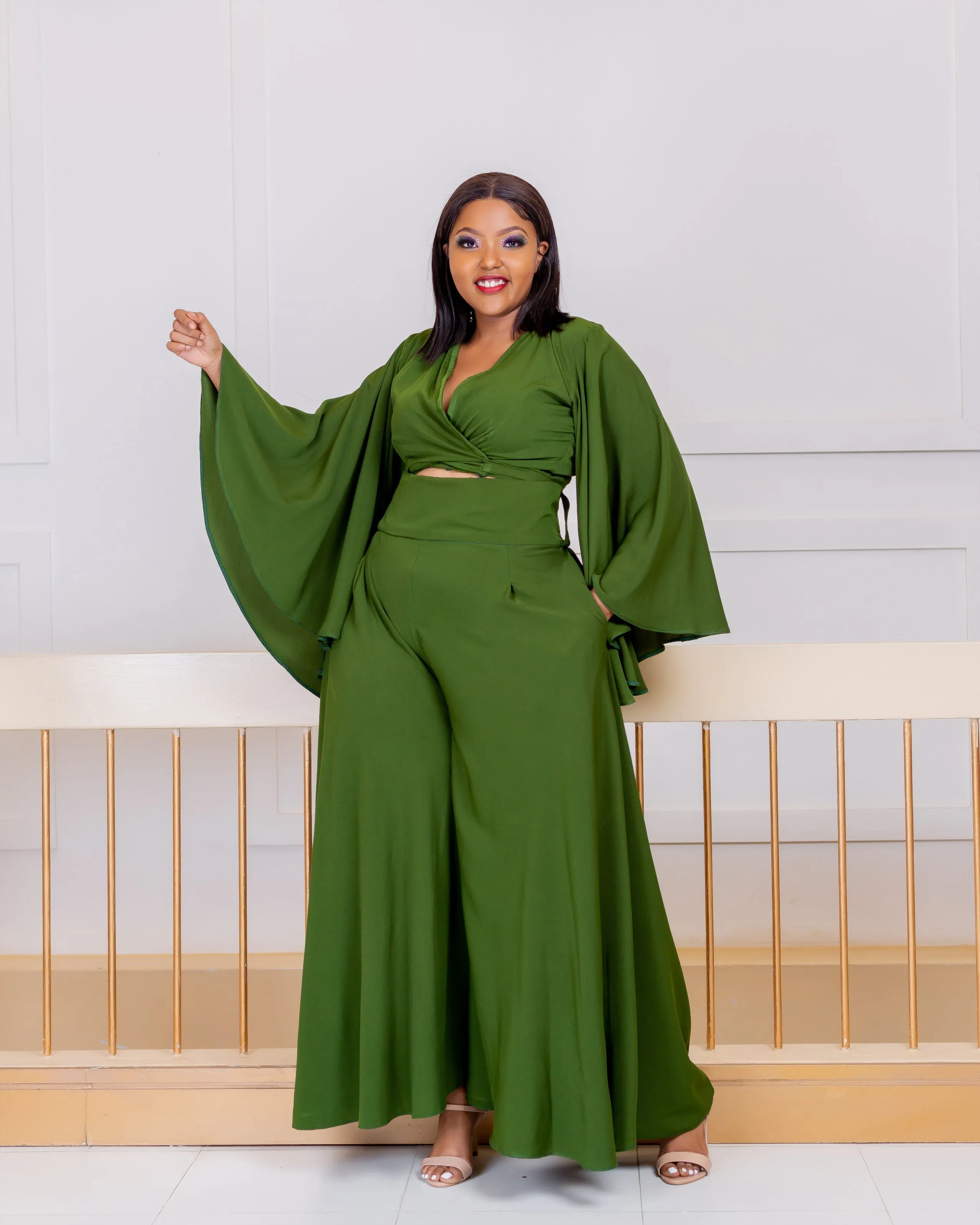 Matian Top Only - Jungle Green