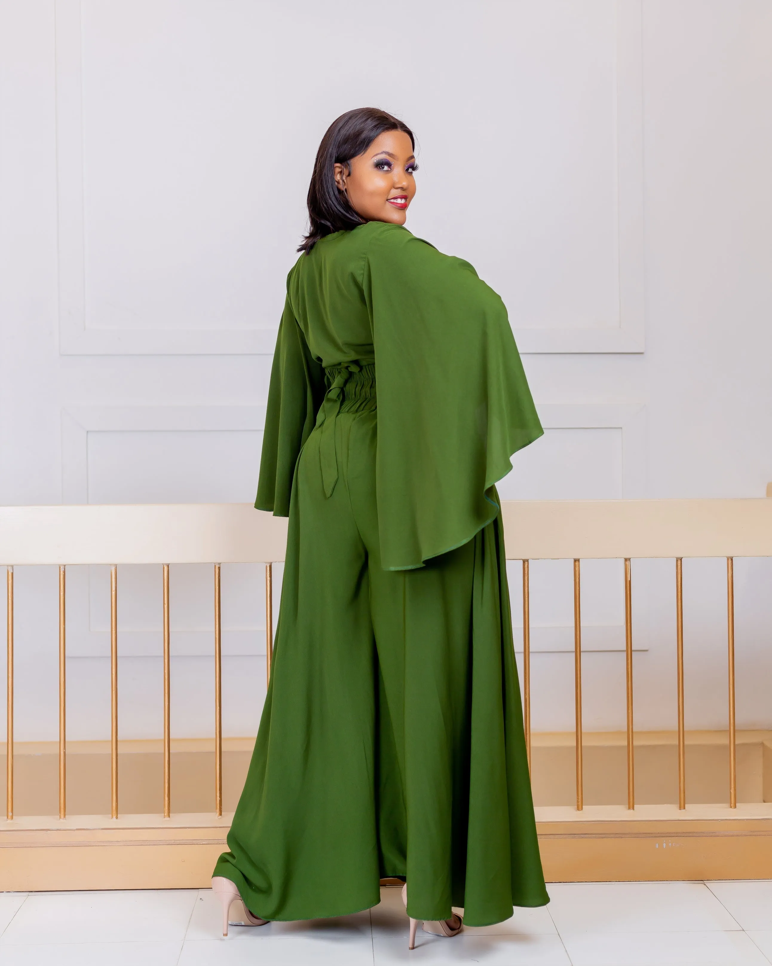 Matian Top Only - Jungle Green