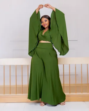 Matian Top Only - Jungle Green