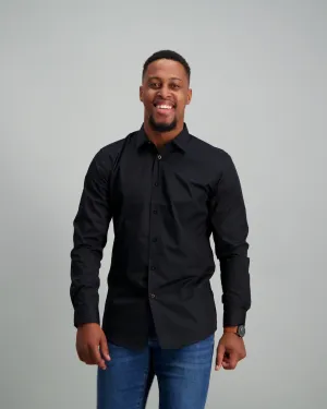 Men's Slim Fit Shirt Black