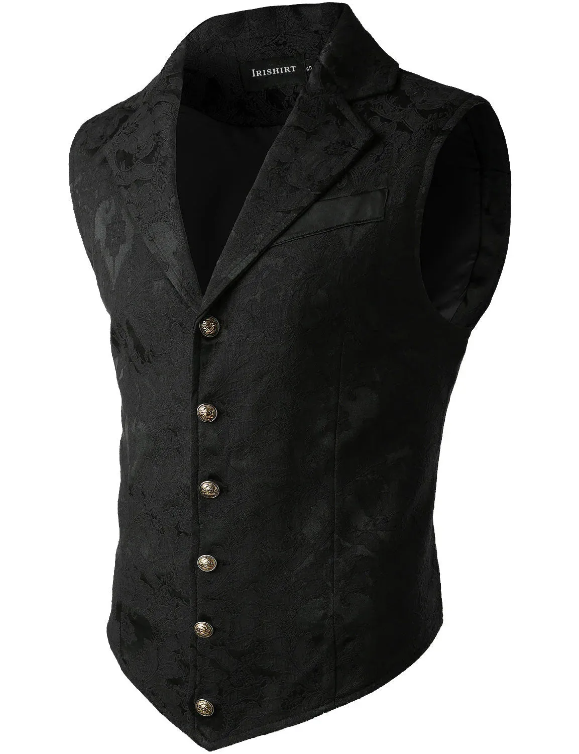 Men's Victorian Suit Vest Steampunk Gothic Waistcoat Vintage Vest