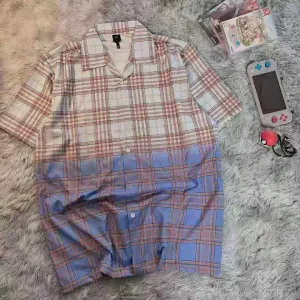 Men's Vintage Short Sleeve Collar Shirt