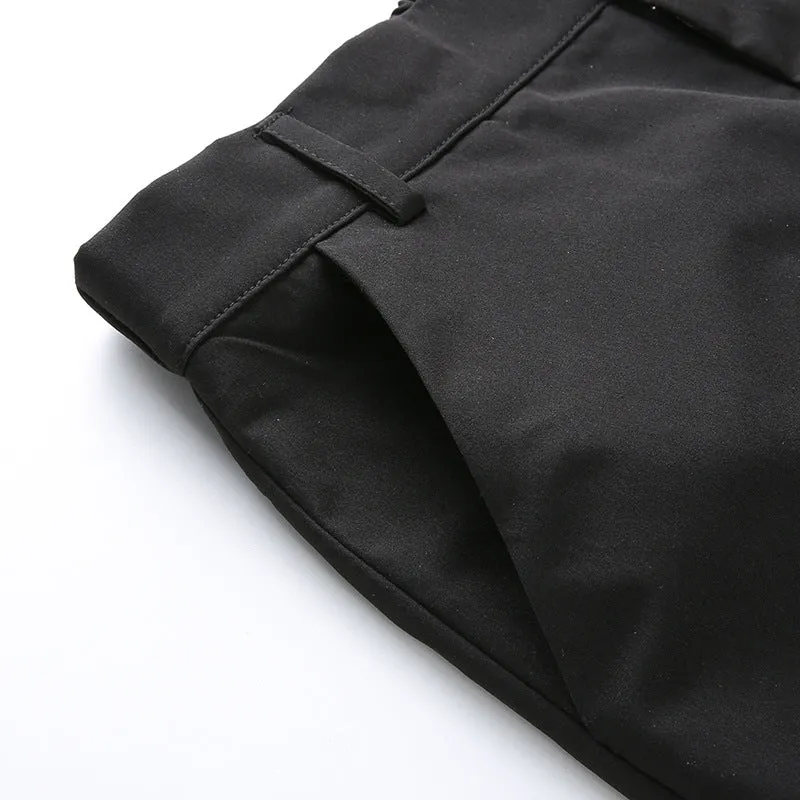 [@merymilkgore] "BLACK EMBROIDERED DRAGON" CASUAL PANTS K081002REVIEW