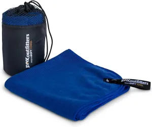 Microsoft Towel - Ultra Compact Soft Dry Microfiber Camping & Travel Towel with Hang Loop Snap. Lightweight & Great for Backpacking, Hiking, Sports. (Blue, Small)