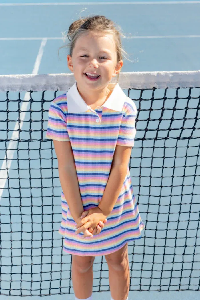 Milky | Multi Stripe Rib Dress | Sizes 2-7