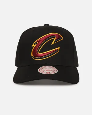 Mitchell & Ness Cleveland Cavaliers Team Colour Logo MVP Snapback Black