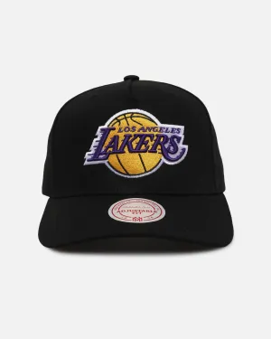Mitchell & Ness Los Angeles Lakers Team Colour Logo MVP Snapback Black