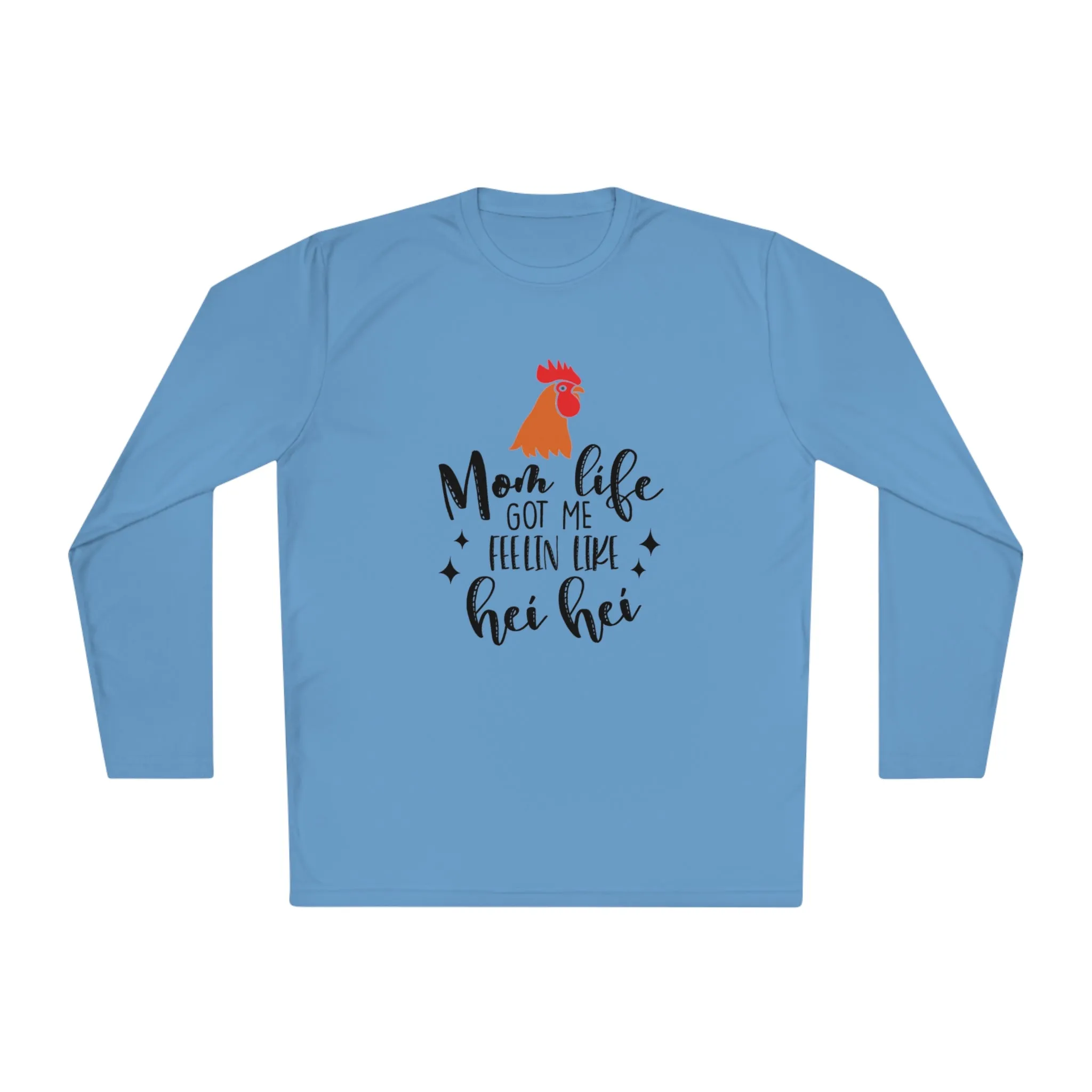 Mom life- Rooster- Unisex Lightweight Long Sleeve Tee