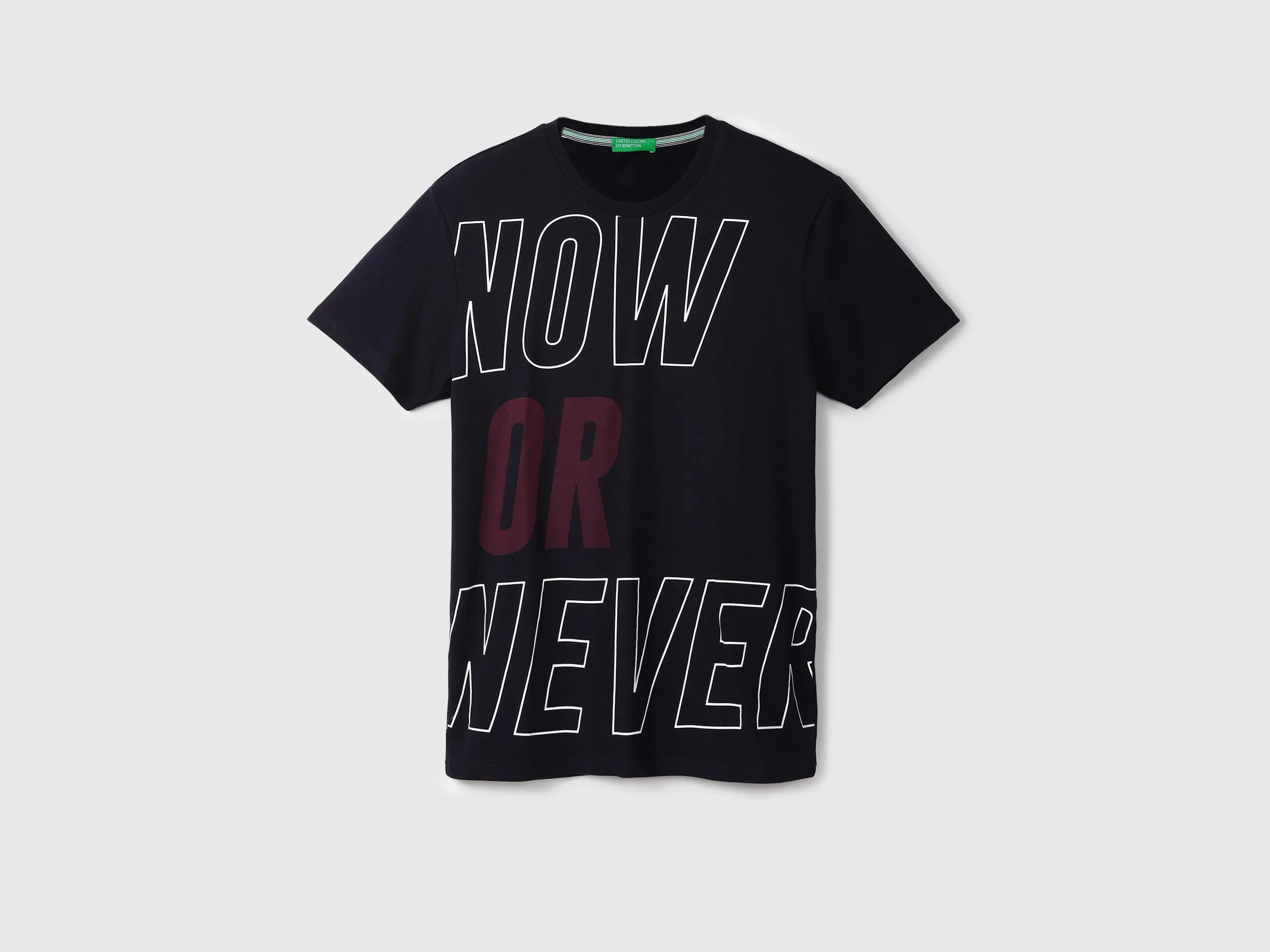 Navy Blue Printed T-Shirt