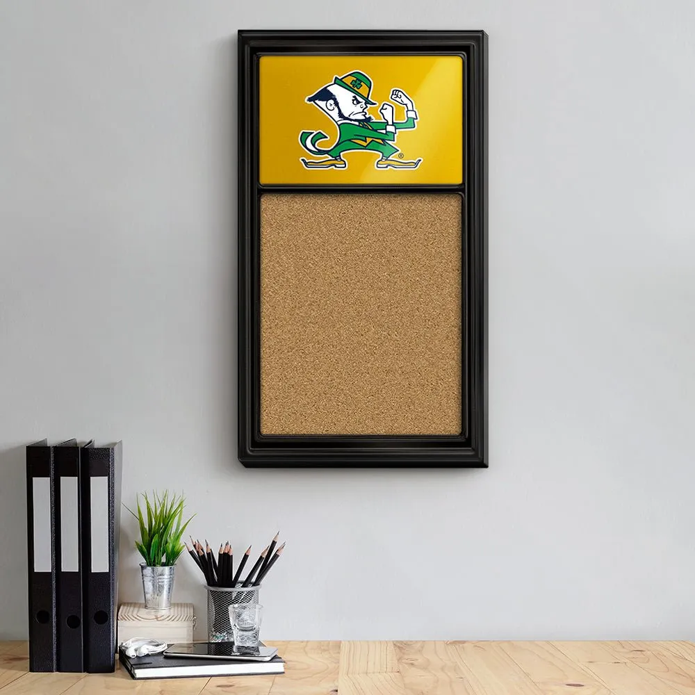 Notre Dame Fighting Irish: Cork Note Board